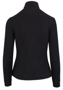 Greg Norman Stardust 1/2 Zip Outerwear Pullover G2F24K418 Black Size: Medium