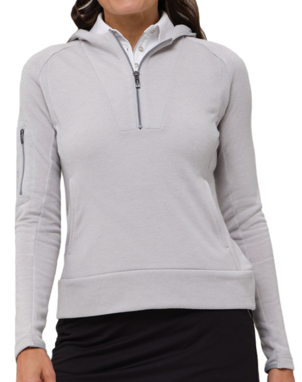 Dunning Women’s Penrose 2.0 Hoodie D2F24K438 Microchip Heather Size: Medium