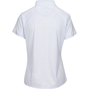Greg Norman ML75 Microlux Fan Shirt Polo Short Sleeve G2S24K411 Blue Haze Size: Medium