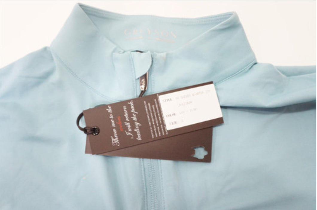 Greyson Short Sleeve Halley Quarter Zip Echo Size: Large