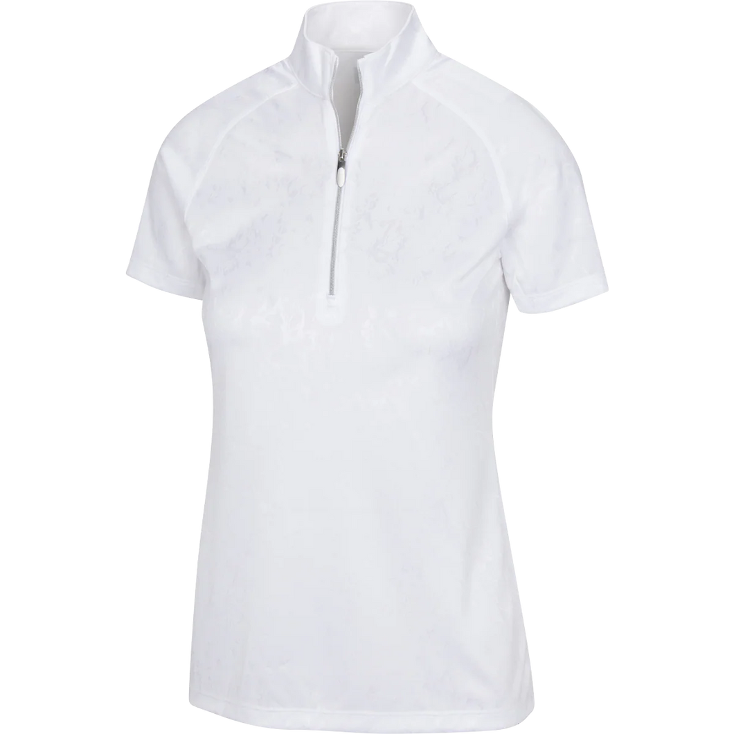 Greg Norman Bianca Short Sleeve Polo G2S23K203 White Size: Medium