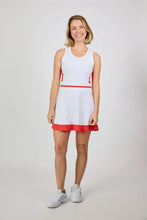 Sofibella Golf DRESS - VIVA HIBISCUS 2491VIVWHT Color: White  Size: Small