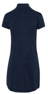 Greg Norman Elodie Half-Zip Navy Heather Dress G2S24K414 Size: Medium