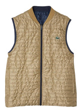 Lacoste Vesta Reversible Quilted Vest BH9266 CW BM3 Navy Blue/ Khaki Size: (50) Large