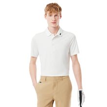 LACOSTE Men's Regular Fit UV Protect Golf Polo DH2341-51-001 WHITE-MEDIUM