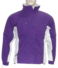 The Weather Apparel Company Women’s Microfiber Full Zip Jacket 58023-030-MD PURPLE/GREY -MEDIUM