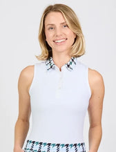 Sofibella SLEEVELESS POLO - FRESH AIR 2521FRE Color: Fresh Air Size: Small