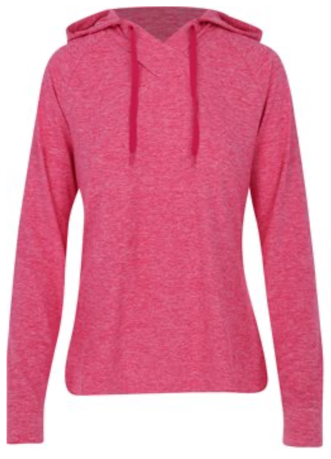 Greg Norman Isabella Hoodie French Parfait Heather Outerwear Pullover G2S23K489 Size: Medium
