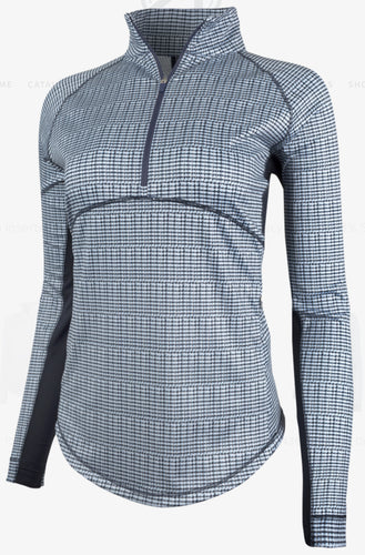 Ahead Brandi Quarter Zip Pull Over KA74 Sky Blue Size: Medium