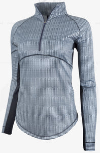 Ahead Brandi Quarter Zip Pull Over KA74 Sky Blue Size: Medium