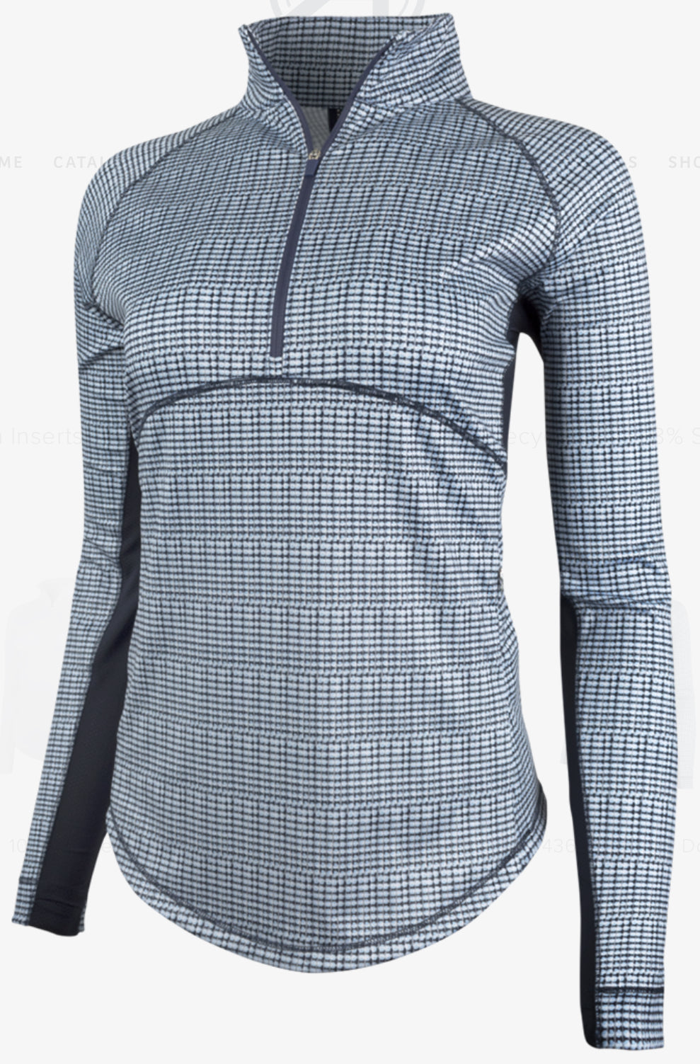 Ahead Brandi Quarter Zip Pull Over KA74 Sky Blue Size: Medium