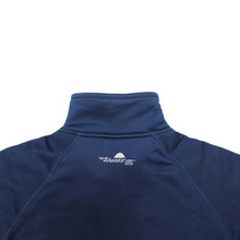 The Weather Apparel Company Men's Poly-Flex ¼ Zip Pullover with Heather front panel Navy 58041-051-Large