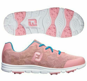 FootJoy enJoy Women’s Golf Shoe 95700-Pink Rose/Blue