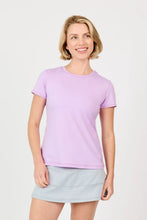 Sofibella SHORT SLEEVE - UV COLORS 5527012LAV Color:Lavender Size: Large