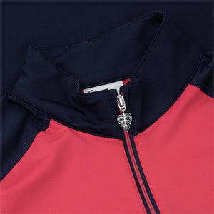 Greg Norman Marina Full Zip Layering Outerwear Jacket G2S23K107 Strawberry Size: Medium