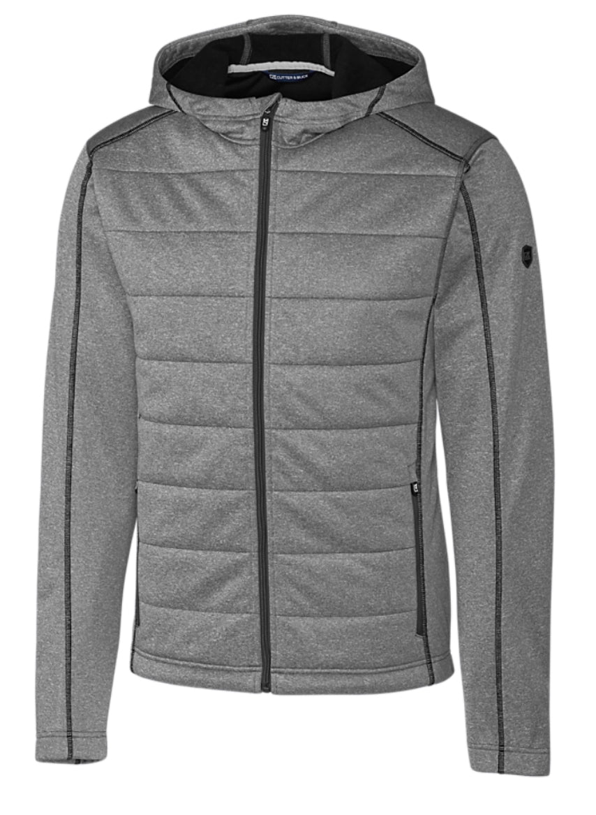 Cutter & Buck Mens Altitude Quilted Jacket MCO00025 Charcoal Size: Large