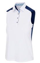 GREG NORMAN PRINCETON SLEEVELESS POLO G2S25K800 WHITE