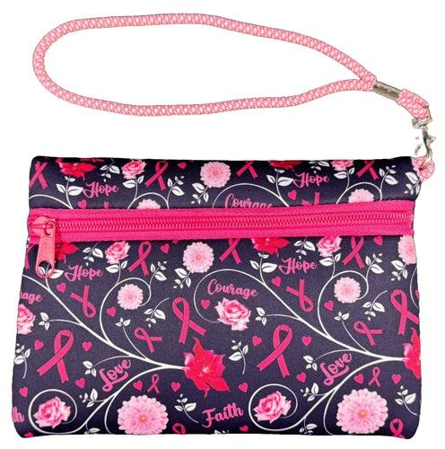 Wristlet - Pink Ribbon