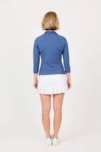 Sofibella 3/4 SLEEVE - QUIET FORCE 2508QUFTWL Color: Twilight Size: Small