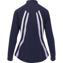 Greg Norman Womens Solar XP Tropic Warp-Knit Full Zip Golf Jacket G2S24K807 Navy Size: Medium
