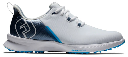 FootJoy Fuel Sport Golf Shoes - White/Blue 55454