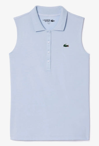 Lascoste Sport Sleeveless Polo PF7414 Light Blue Size: Small