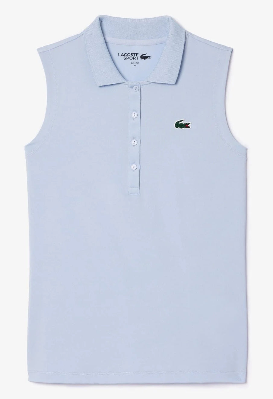 Lascoste Sport Sleeveless Polo PF7414 Light Blue Size: Small