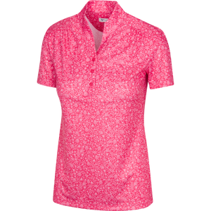 Greg Norman STARFISH & SHELLS S/S POLO STRAWBERRY G2S23K401 Size: Medium