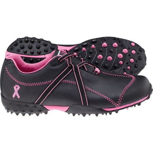FootJoy Women's Project Spikeless Golf Shoes - Black/Pink 95663