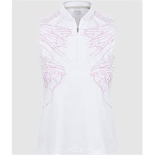 Dunning Eilish Jersey Performance Sleeveless White / Mauve Desert Shirt Polo Short Sleeve D2F24K458