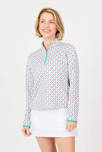 Sofibella HALF ZIP LONG SLEEVE - NANTUCKET 2453NAKNAK Color: Nantucket Size: Small