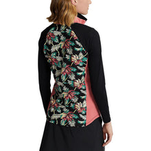 RLX Ralph Lauren Women's UV Jersey 1/4 Zip Pullover - Island Bamboo Floral Multi Size: Small & Medium