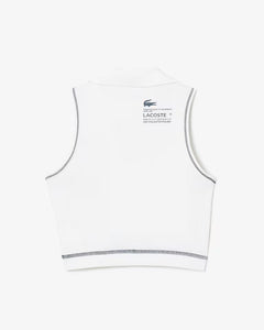 Lacoste Women’s Sport Polo Style Sports Bra IF4913 CW 70V White Size: Small