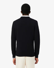 LACOSTE Men's Crew Neck Wool Sweater AH1988-51-031 BLACK - MEDIUM
