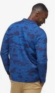 DEVEREUX | Echo Technical Jacket - Canyon Camo Black + Blue Size: Medium