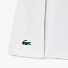 LACOSTE Women's Lined Piqué Tennis Skirt JF0990 51 001 WHITE -SMALL