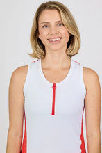Sofibella RACERBACK - VIVA HIBISCUS 2493VIVWHT Color: White Size: Small