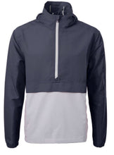 Cutter & Buck Charter Eco Recycled Mens Anorak Jacket MCO00074 Navy/Polished Size: Large