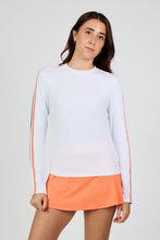Sofibella PERFORMANCE LONG SLEEVE - STYLE ICONS 2055CRL Color: Coral Size: Small