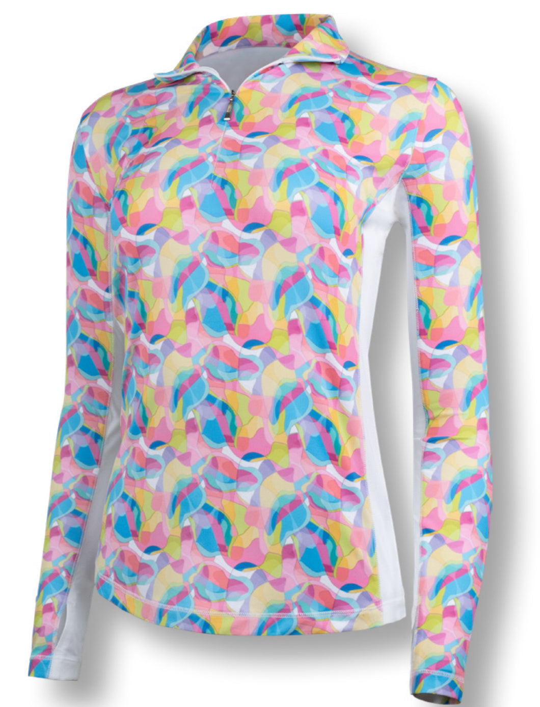 Kate Lord Idalia Performance Print Sun Shirt KA42 7530 Aztec Size: Medium