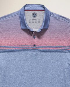 Flag & Anthem MVP Polo M-COREKT2053 Blue Red Stripe Combo