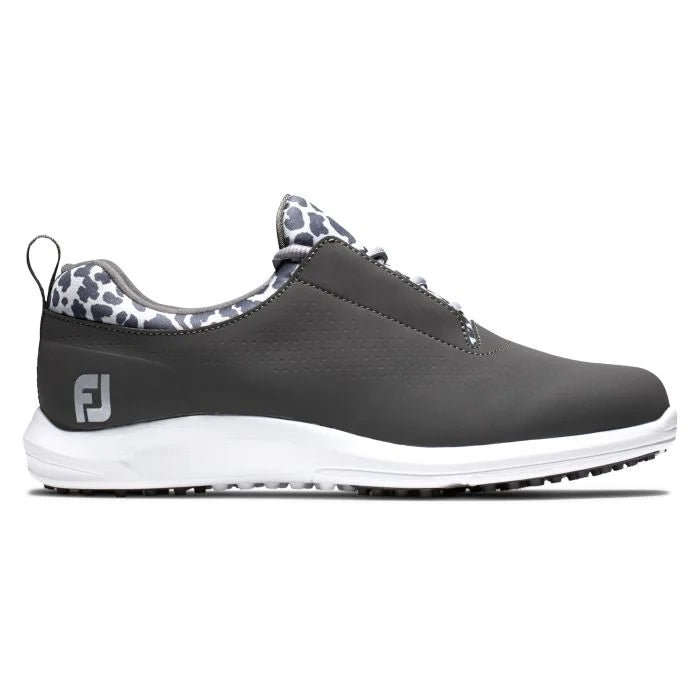 FootJoy Leisure Spikeless Golf Shoe 92929 Charcoal/Leopard