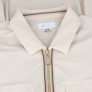 Greg Norman Ranger 1/2 Zip Sleeveless Dress Sand Dune Size: Medium