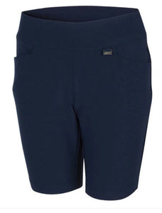 GN Collection Greg Norman Women's Elastic Back 19" Golf Shorts G2S21H525 NAVY