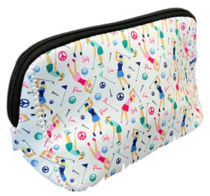 Neoprene Cosmetic Pouch - Swinging Ladies