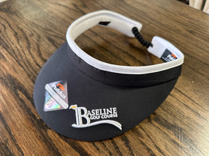 Baseline Ladies Logo Visor 3 1/4 inch (Short)