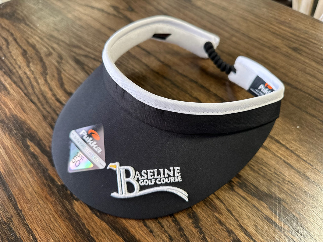 Baseline Ladies Logo Visor 3 3/4 inch (Long)