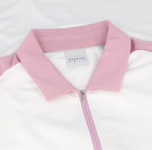 Dunning Moira Ventilated Performance Shirt Polo Long Sleeve Mauve Desert Heather D2F24K435 Size: Medium