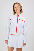 Sofibella JACKET - VIVA HIBISCUS 2550VIVWHT Color: White Size: Small