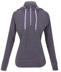 Dunning Penrose Fleece Performance Hoodie Outerwear Pullover D2F23K422 Allium Heather Size: Medium